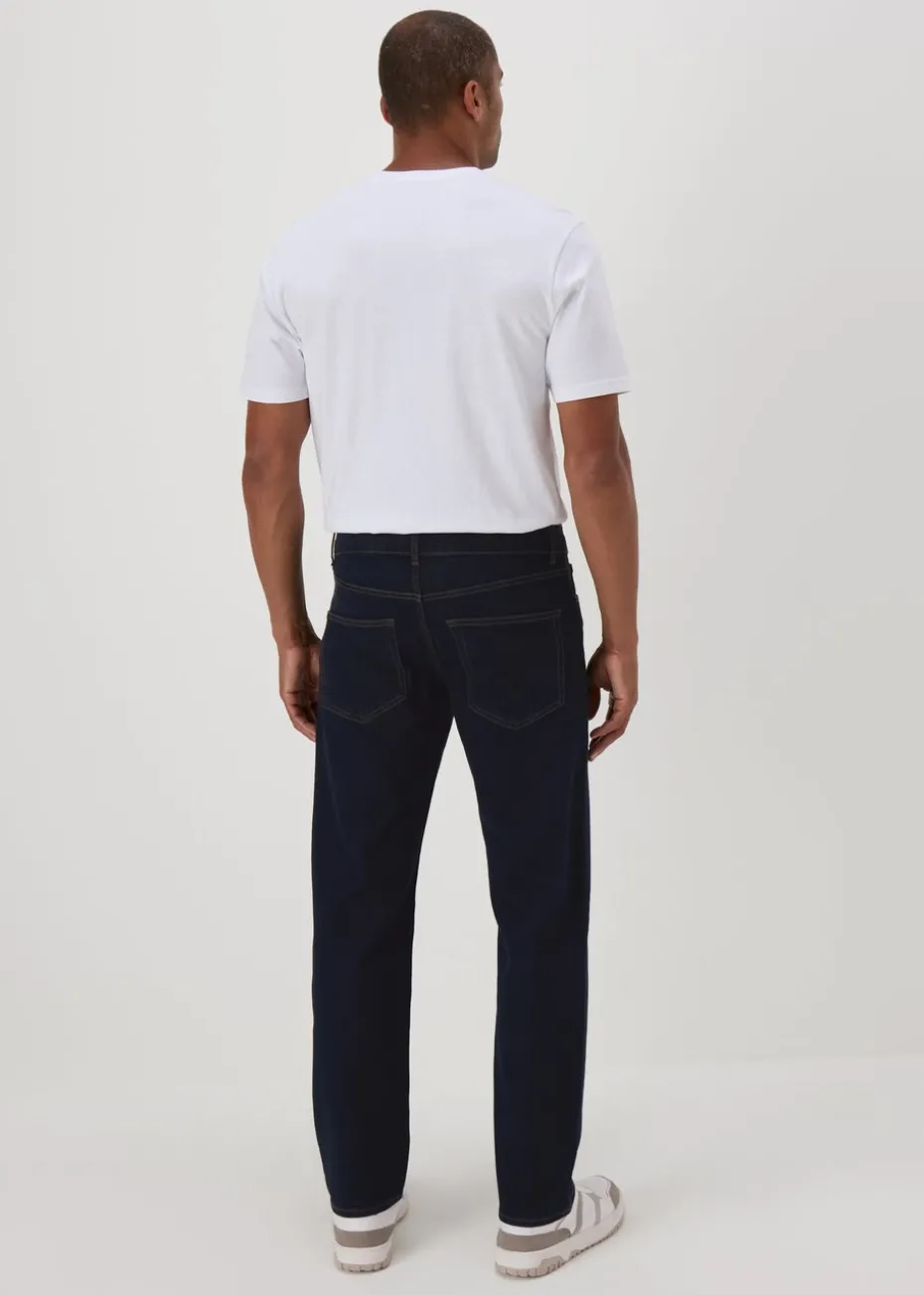 Dark Denim Straight Jeans