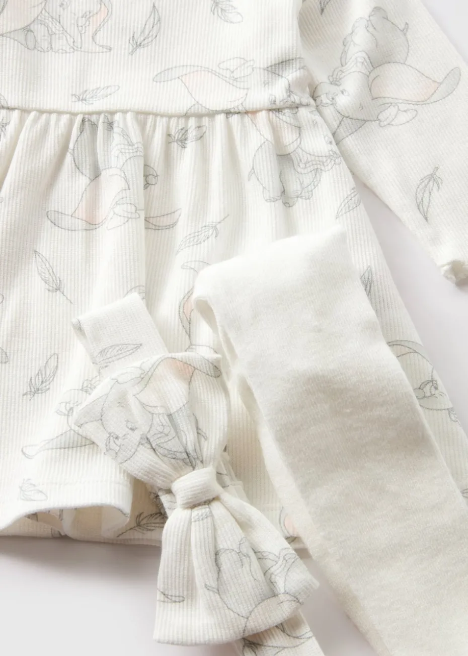 Disney Baby Cream Dumbo Dress Set (Newborn-12mths)