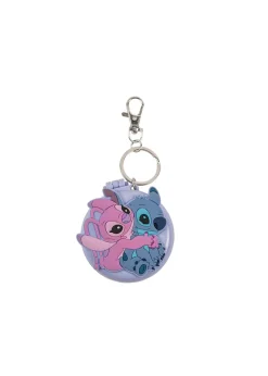 Disney Lilo & Stitch Blue Compact Mirror & Â Hairbrush Keychain
