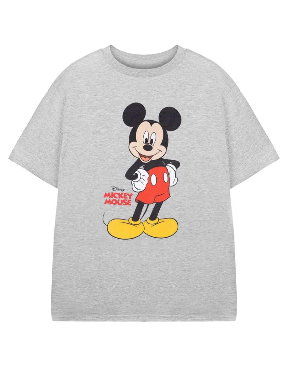 Disney Mickey Mouse Boys Grey T-Shirt (3-8 Years)