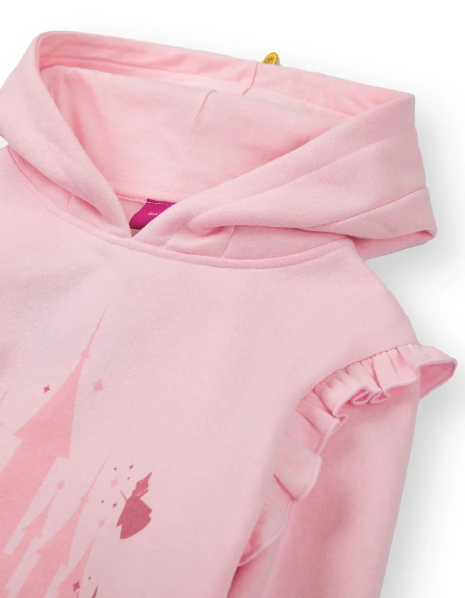 Disney Princess Girls Pink Hoodie (3-10 Years)