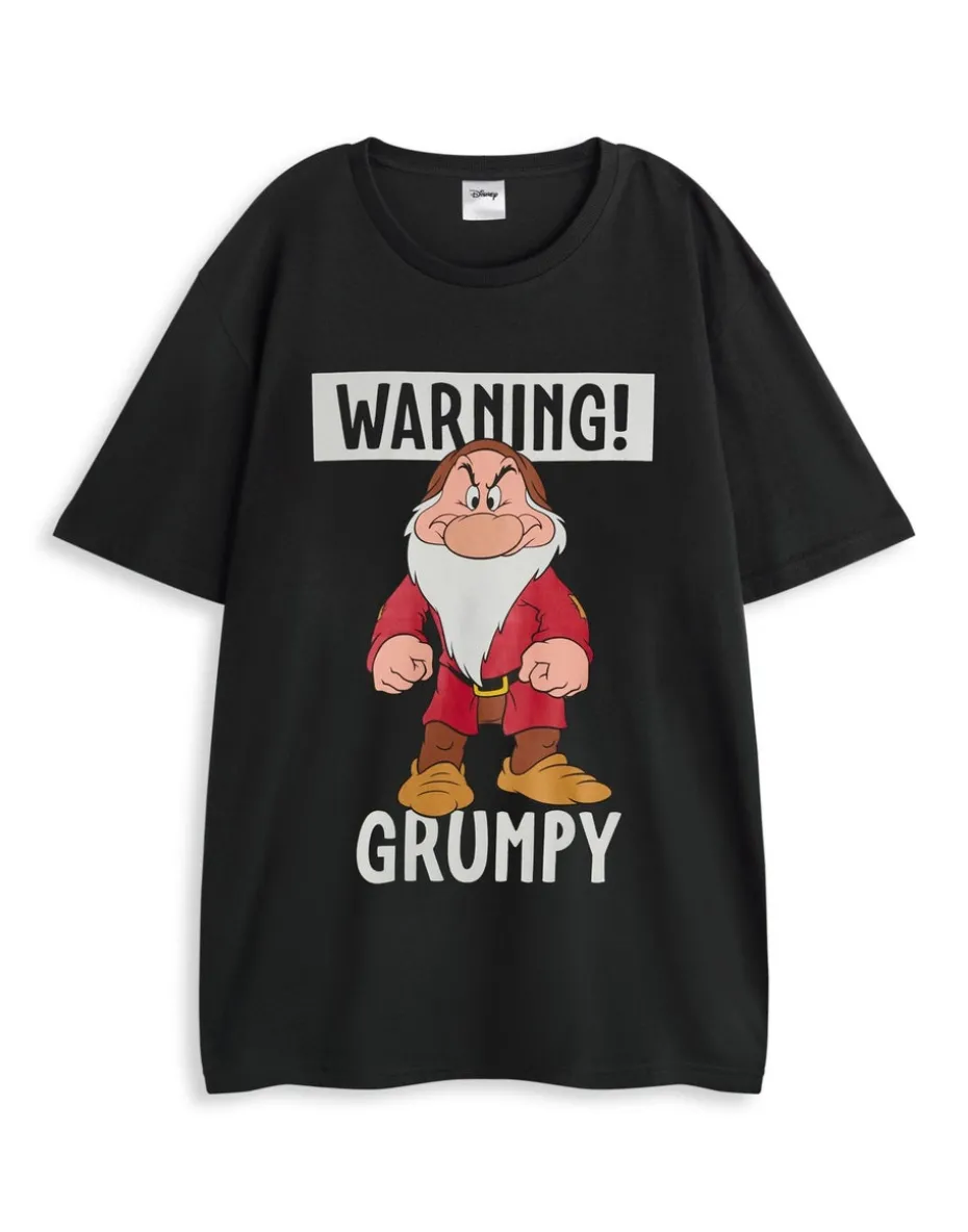 Disney Snow White & Seven Dwarfs Adults Black Pyjama Set