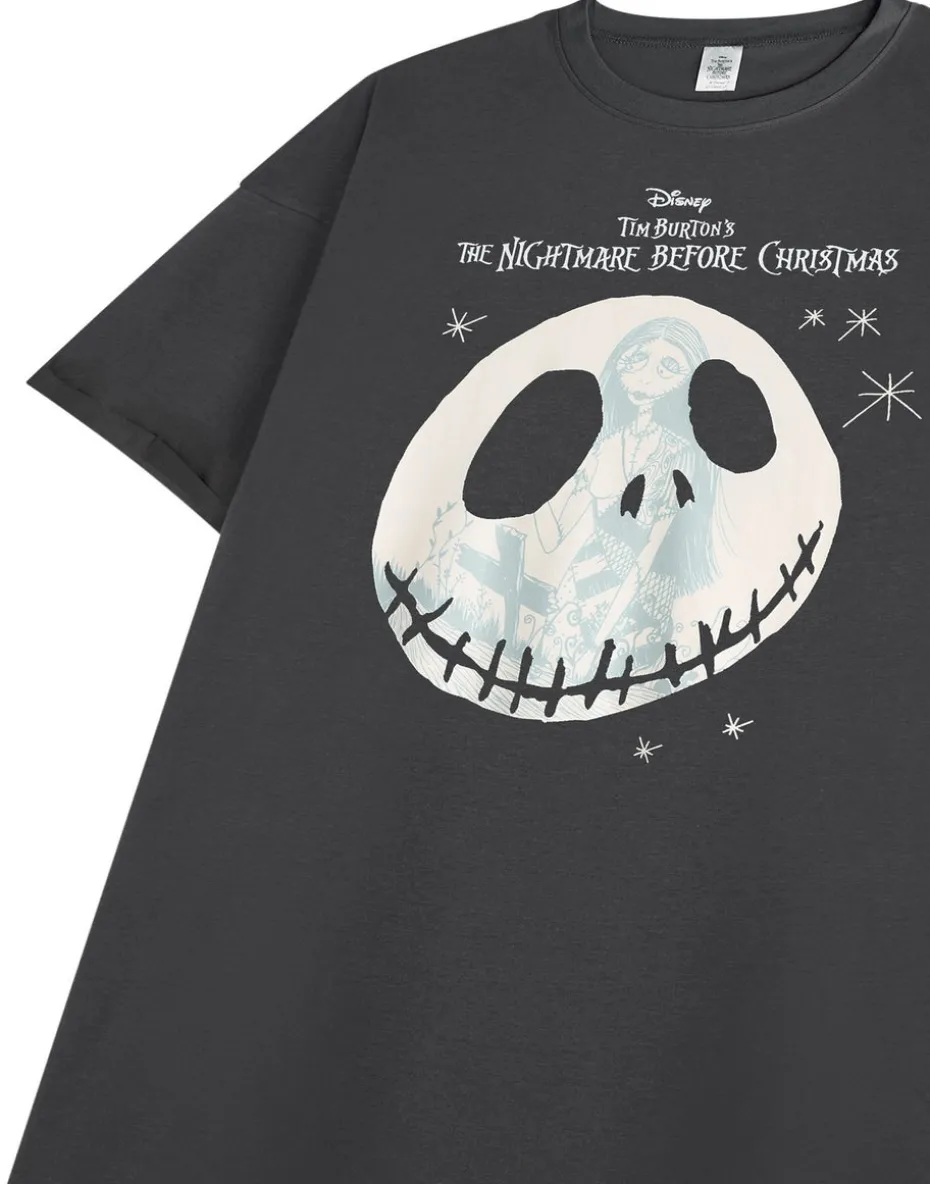 Disney The Nightmare Before Christmas Womens Black Nightdress