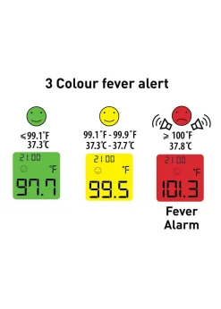 Dreambaby White Non-Contact Fever Alert Infrared Thermometer