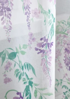 Dreams & Drapes Design Wisteria Lilac Voile Panel