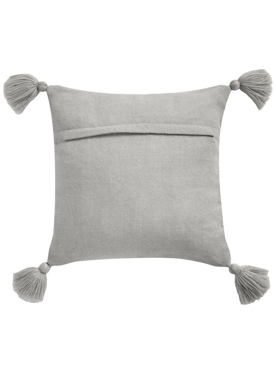 Drift Home Alda Outdoor Tasselled Grey Filled Cushion