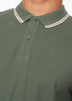 Duck & Cover Forest Green Roxberry Long Sleeve Polo