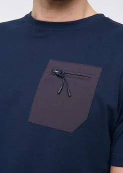 Duck & Cover Navy Puretor T-Shirt