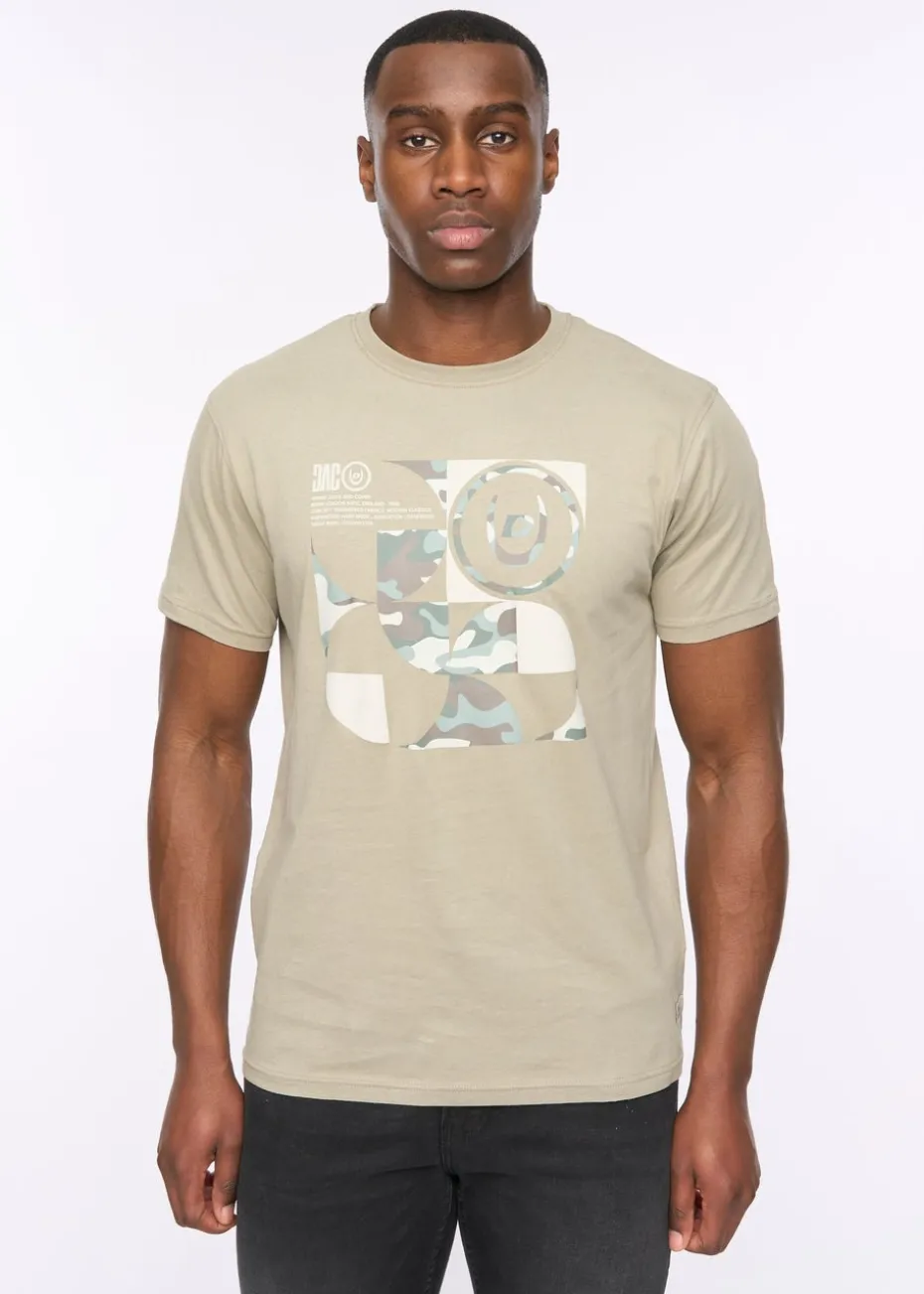 Duck & Cover Sage Camshapes T-Shirt