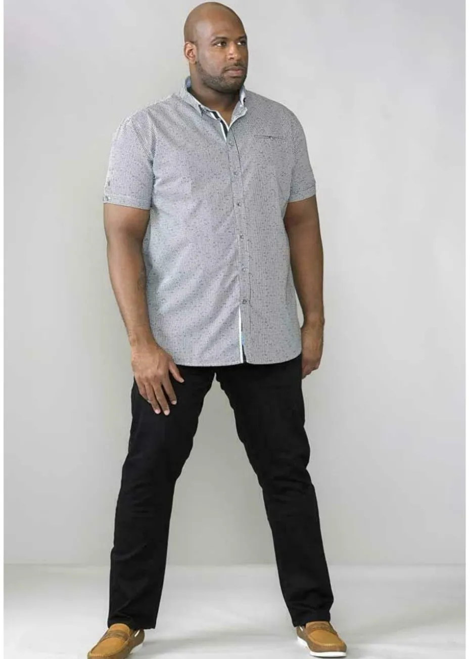 Duke Black Claude Stretch Tapered Stretch Kingsize Jeans