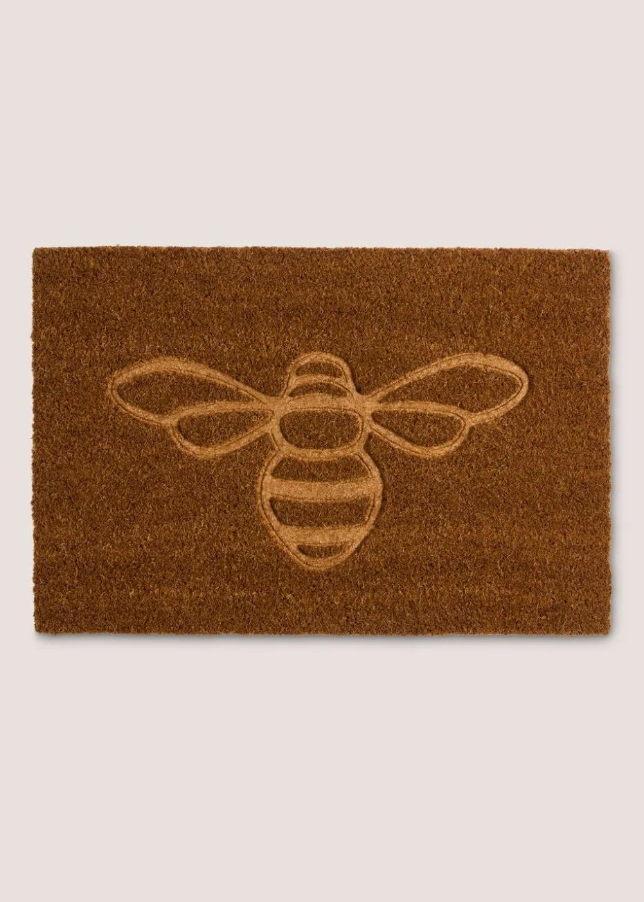 Embossed Bee Doormat