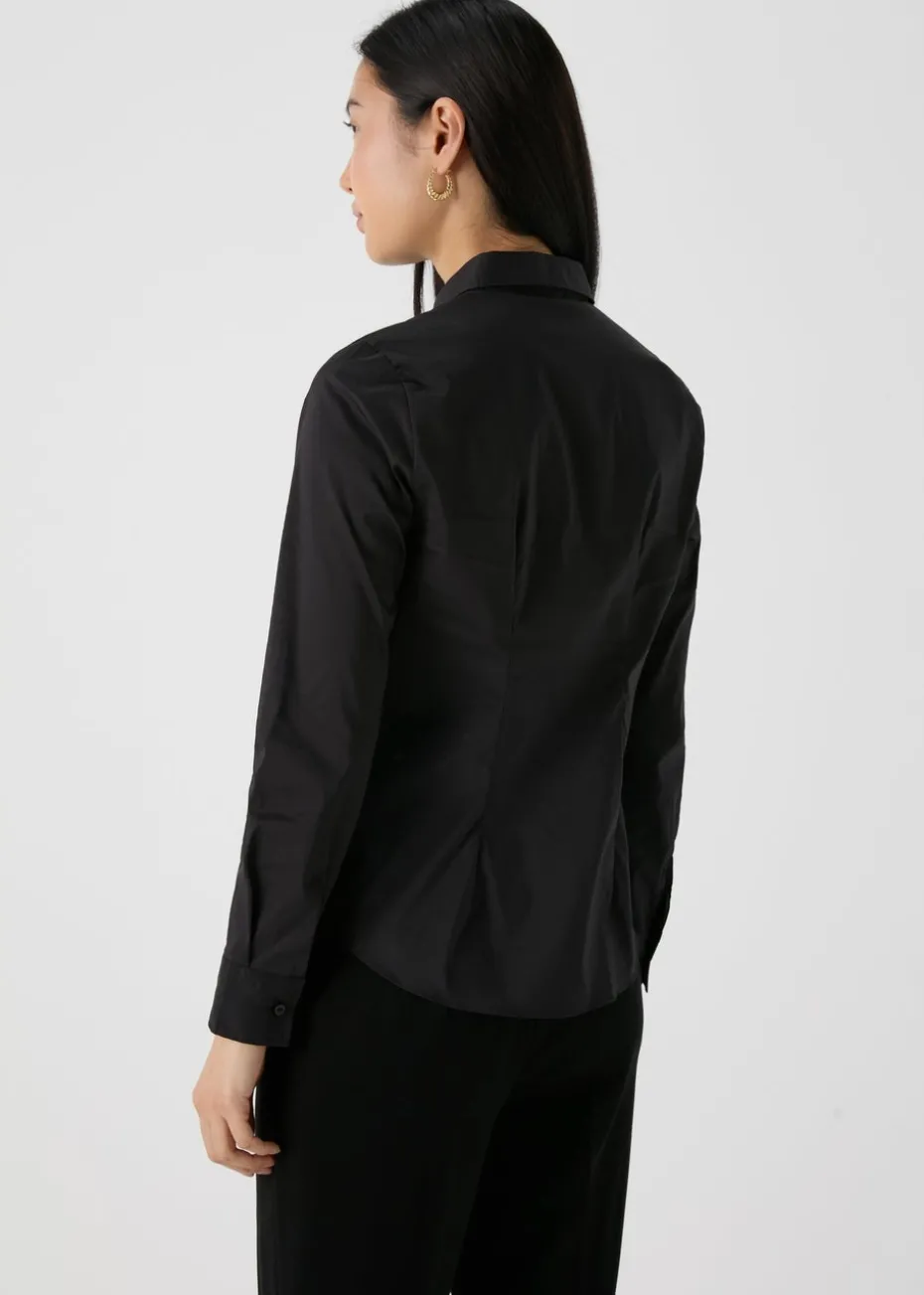 Et Vous Black Essential Blouse