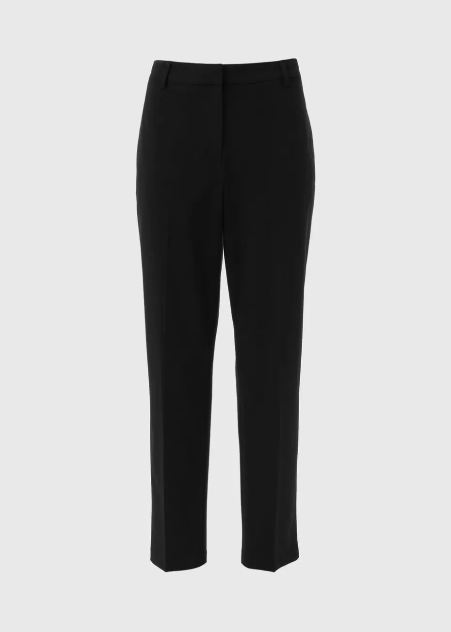 Et Vous Black Straight Leg Trousers