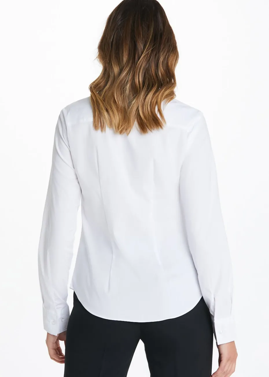 Et Vous White Essential Blouse