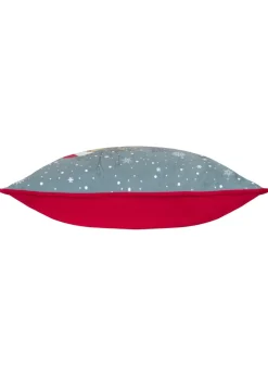 Evans Lichfield Christmas Dogs Festive Filled Cushion (30cm x 50cm x 8cm)