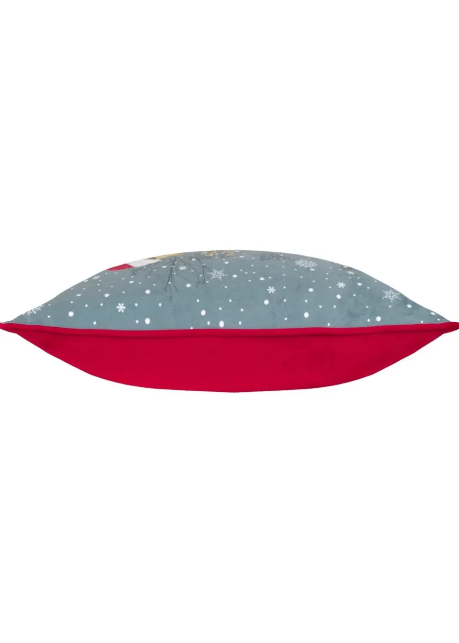 Evans Lichfield Christmas Dogs Festive Filled Cushion (30cm x 50cm x 8cm)