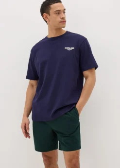 Forest Green Drawcord Chino Shorts