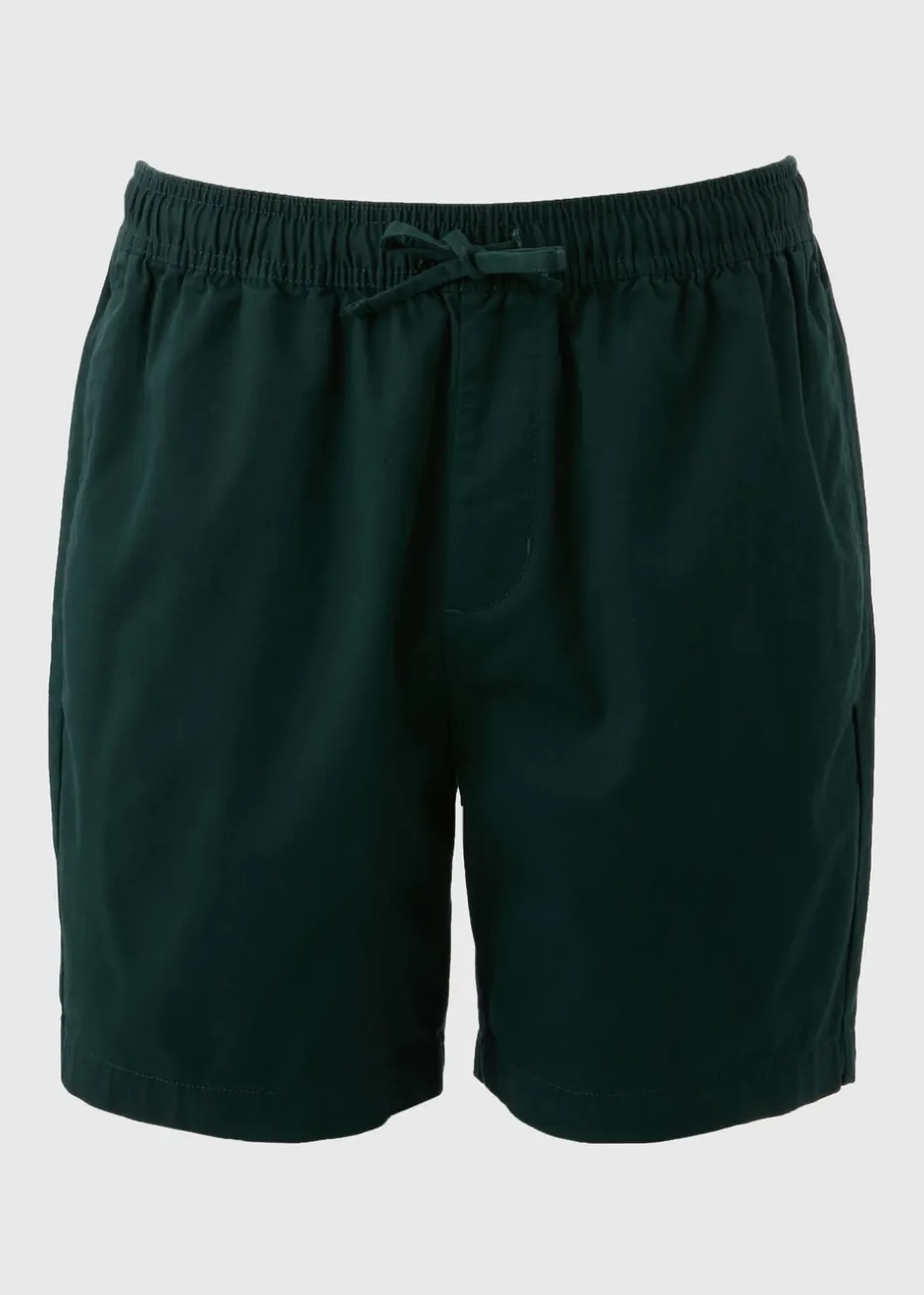 Forest Green Drawcord Chino Shorts