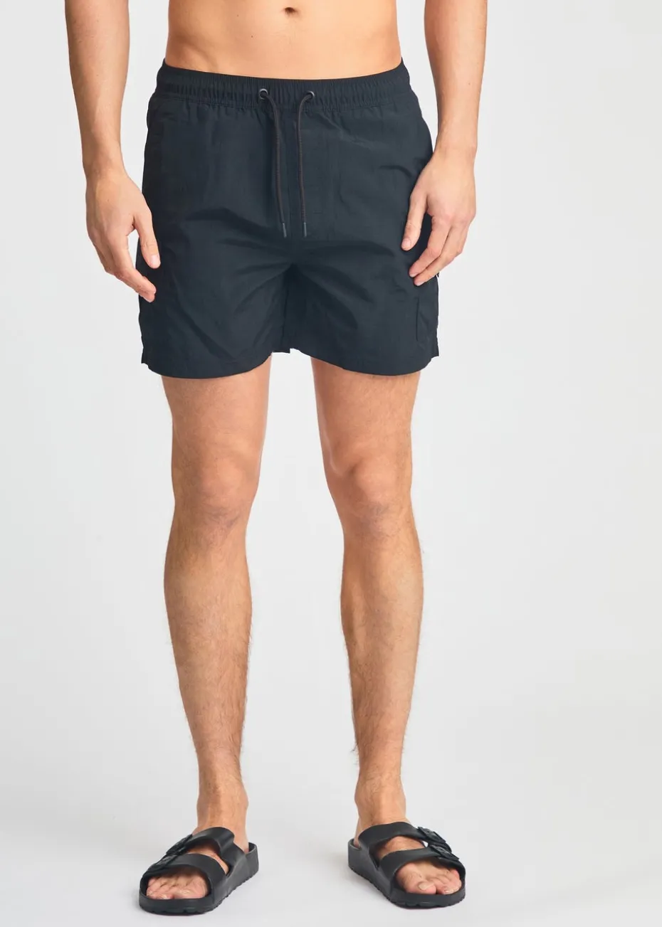 French Connection Black 2 Pack Combat Style Swim Shorts