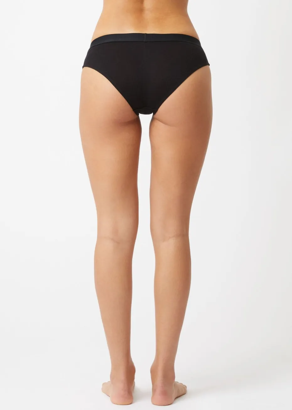 French Connection Black 5 Pack Cotton French Connection Ladies Briefs