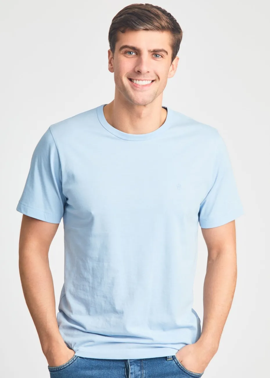 French Connection Blue 3 Pack Cotton Crew Neck Short Sleeve T Shirts