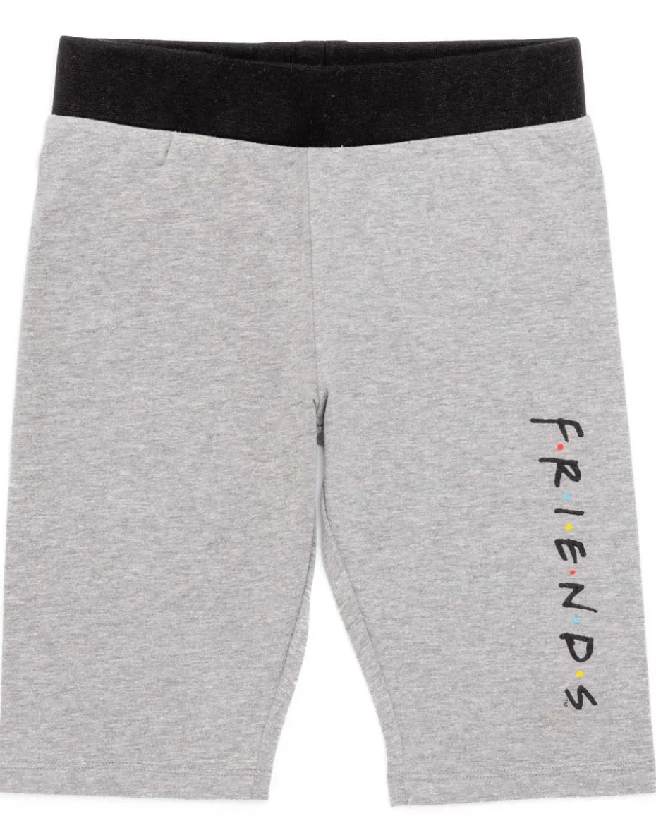 Friends Kids Cycling Short Black Pyjama Set (7-14 Years)