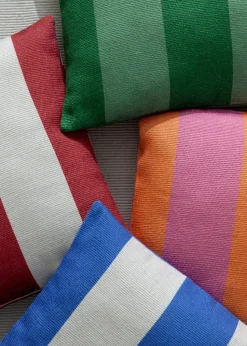 furn. Blue Deck Stripe Woven Outdoor Outdoor Cushion