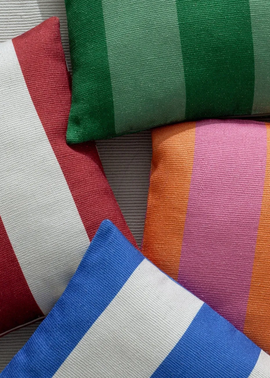 furn. Blue Deck Stripe Woven Outdoor Outdoor Cushion