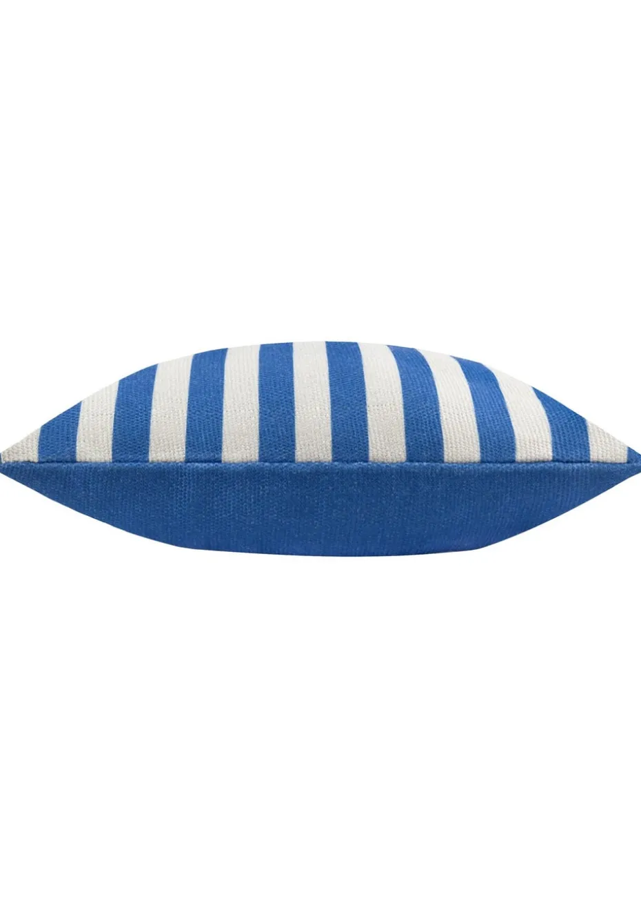 furn. Blue Deck Stripe Woven Outdoor Outdoor Cushion