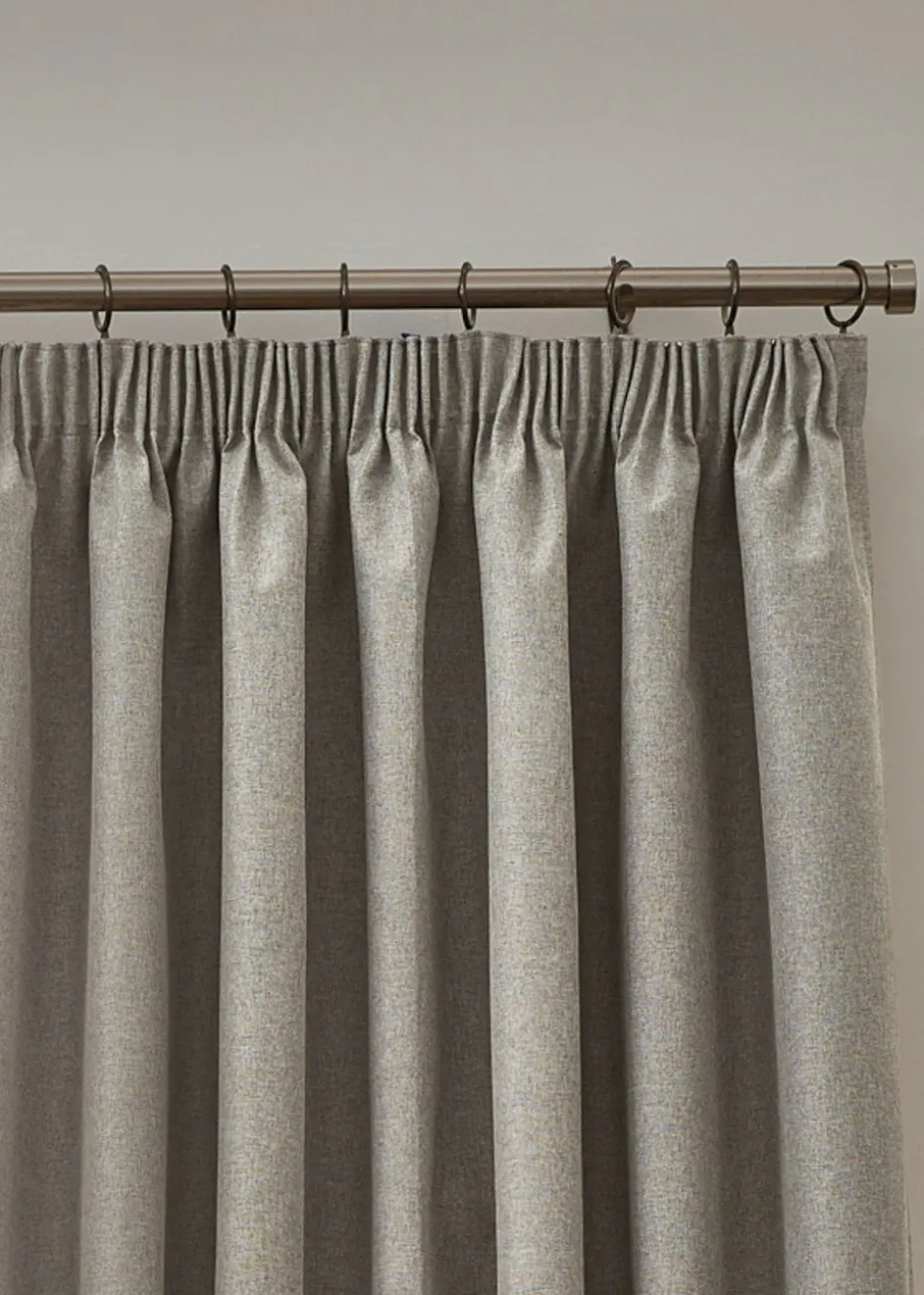 furn. Dawn 100% Blackout Thermal Pencil Pleat Curtains