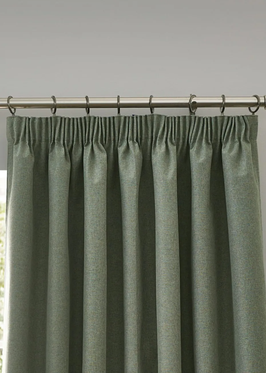 furn. Dawn 100% Blackout Thermal Pencil Pleat Curtains