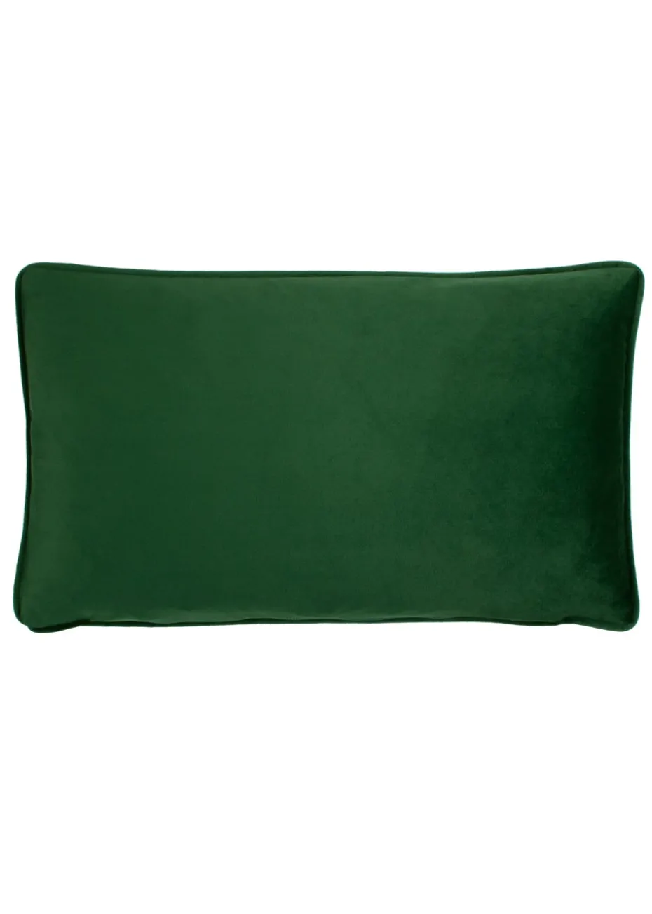 furn. Deck The Halls Baubles Velvet Filled Cushion (30cm x 50cm x 8cm)