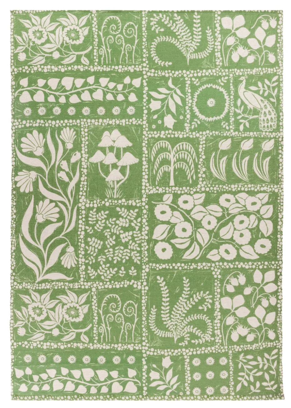 furn. Forage Garden Washable Outdoor/Indoor Rug (120cm x 170cm)
