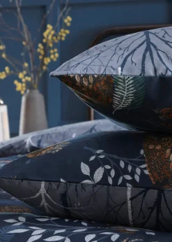 furn. Forest Fauna Woodland Duvet Cover Set Navy