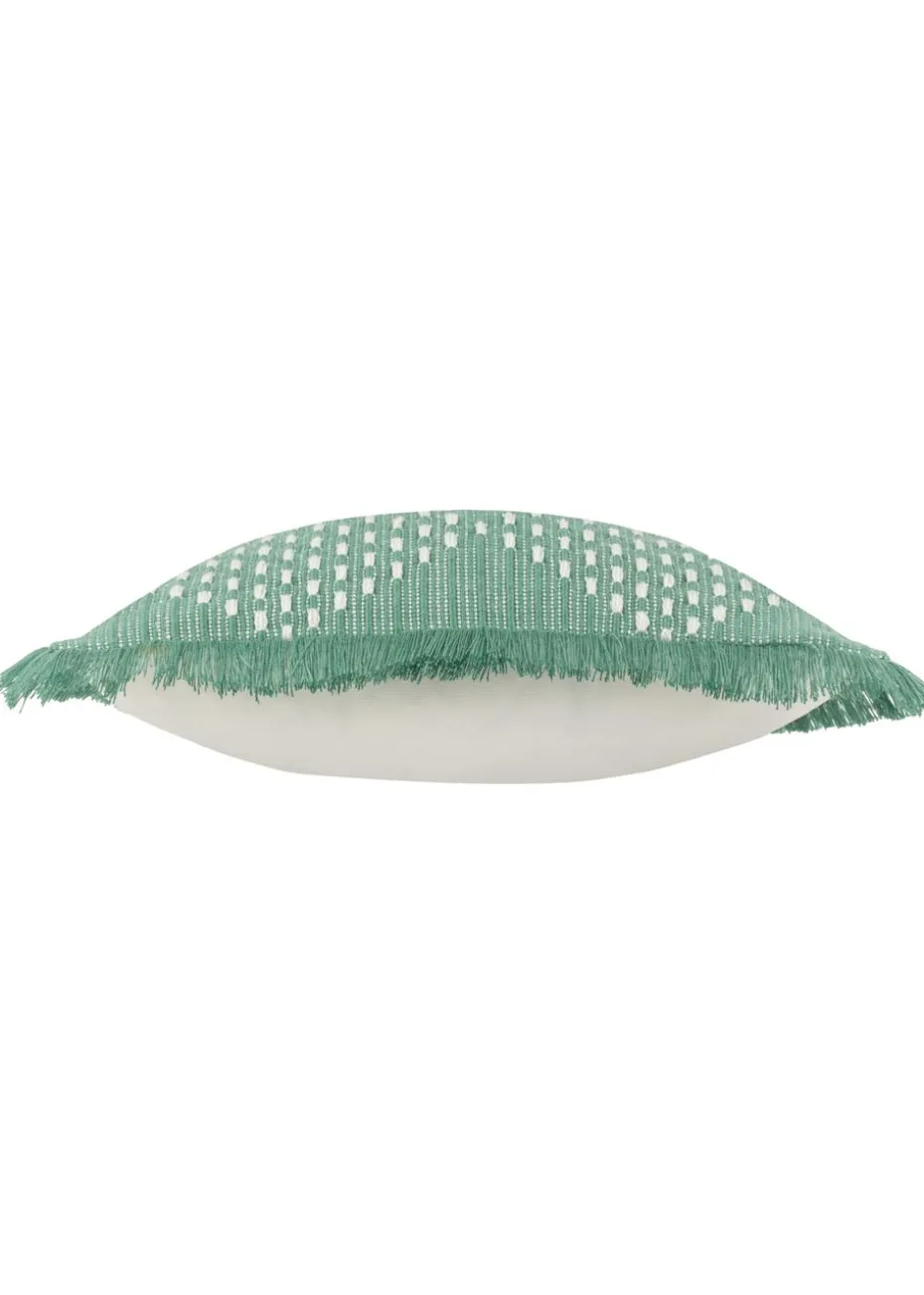 furn. Green Kadie PET Woven Outdoor Filled Cushion (45 x 45 x 8cm)