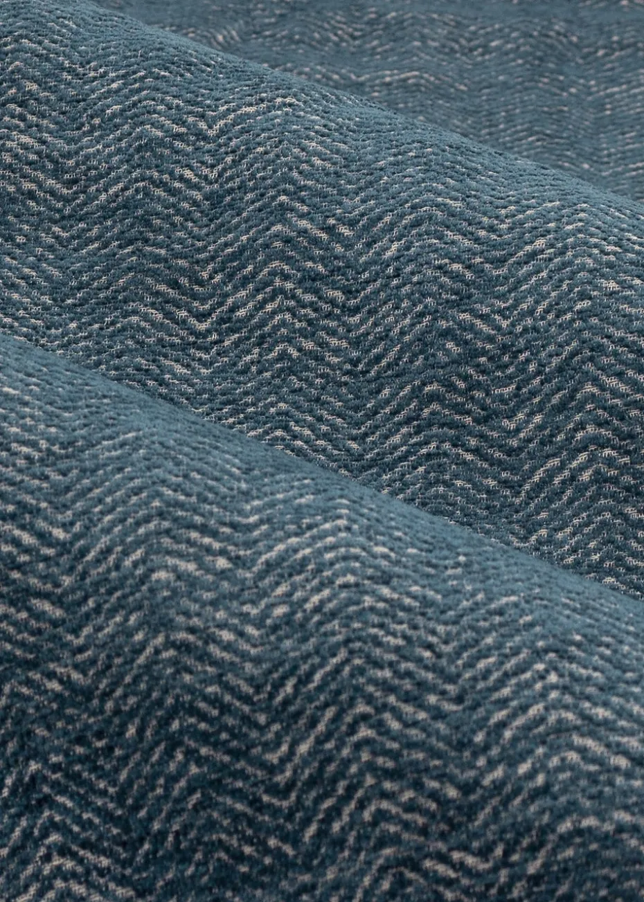 furn. Hudson Herringbone Chenille Eyelet Curtains