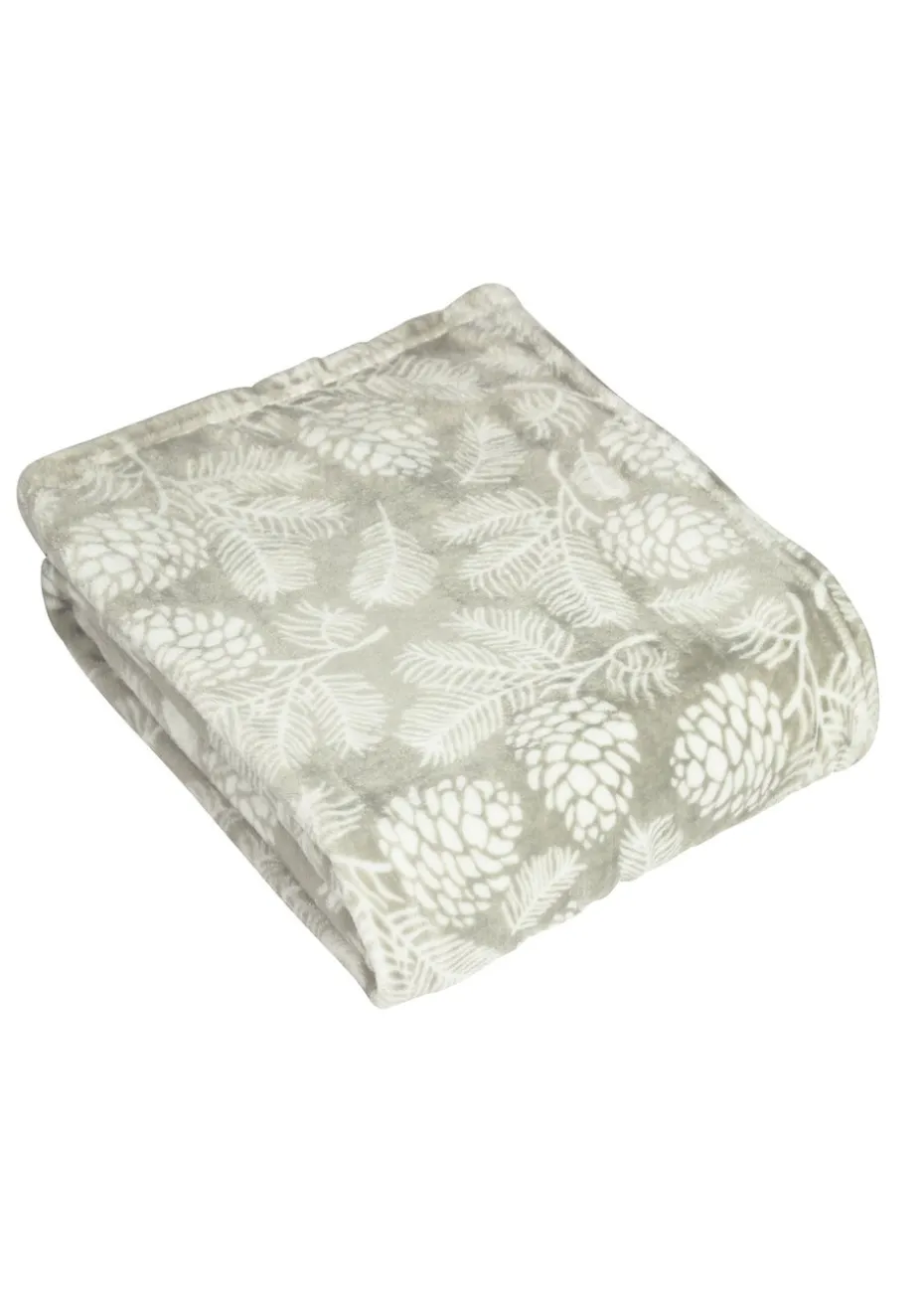furn. Irwin Woodland Fleece Throw 140 x 180cm