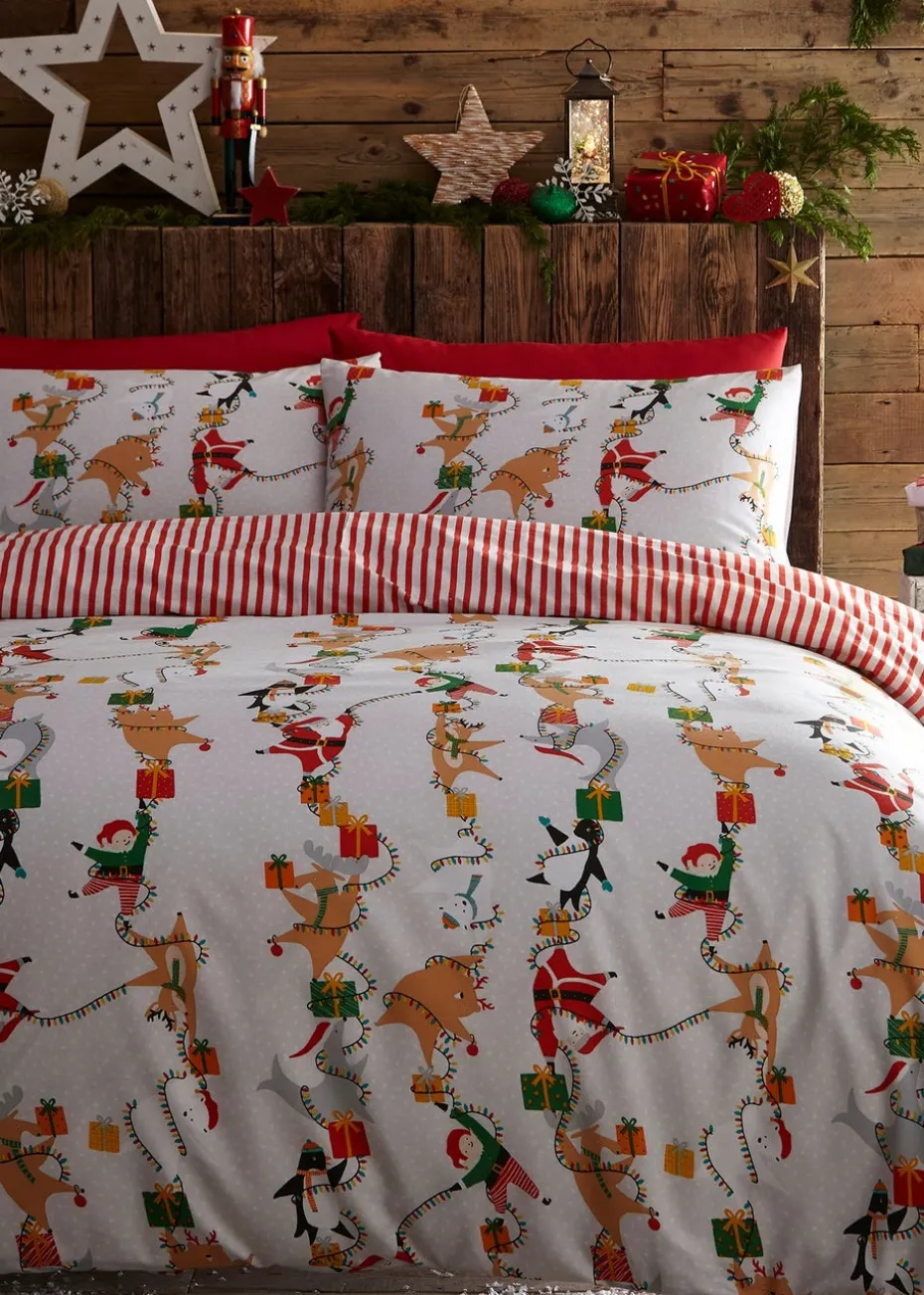 furn. Santas Workshop Christmas Duvet Cover Set