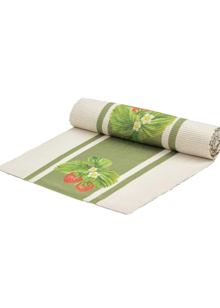 furn. Strawberry Table Runner (230 x 35cm)