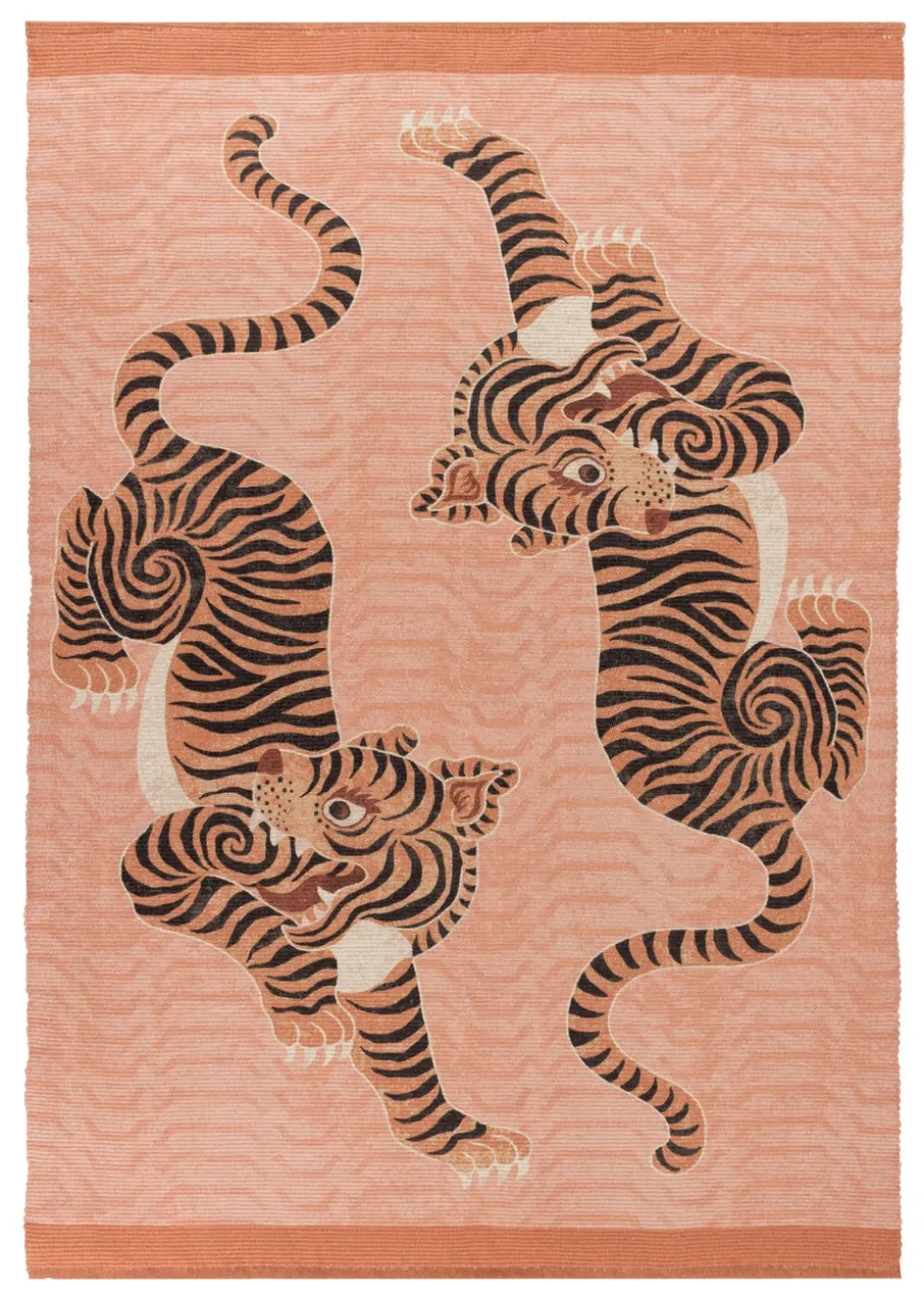 furn. Tibetan Tiger Washable Outdoor/Indoor Rug (120cm x 170cm)