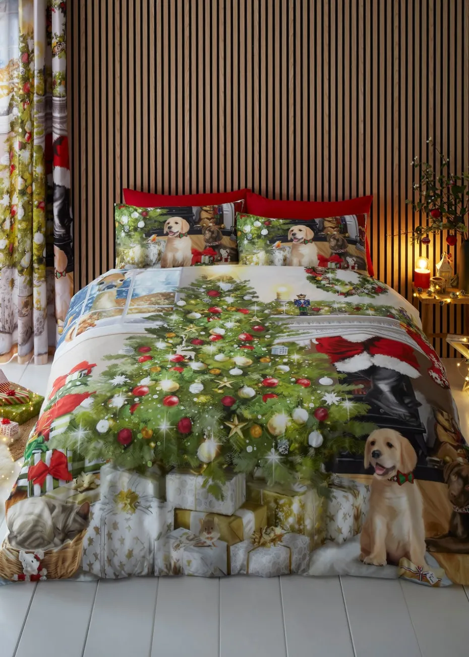 Fusion Christmas Tree Duvet Cover Set