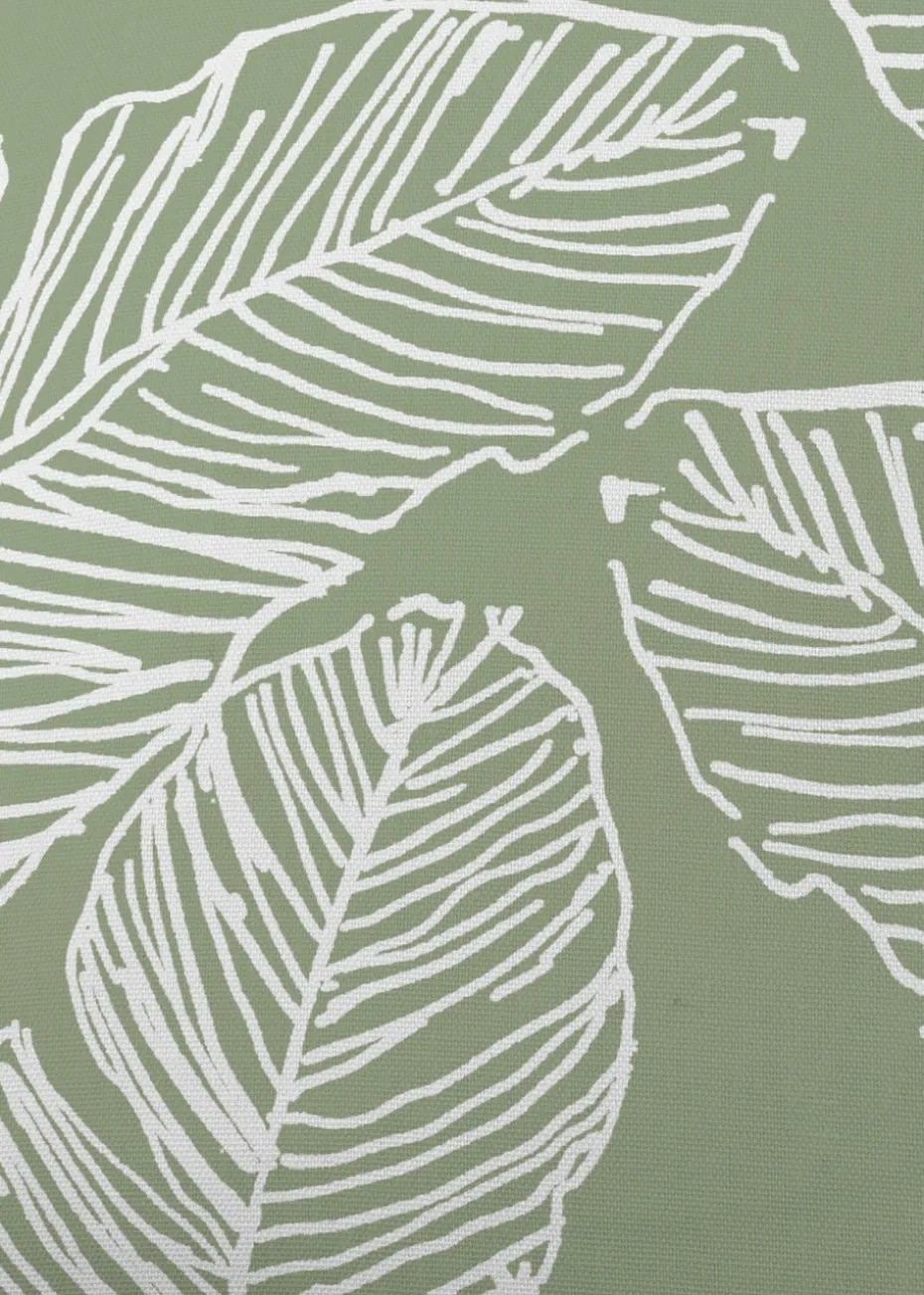 Fusion Matteo Green Eyelet Curtains
