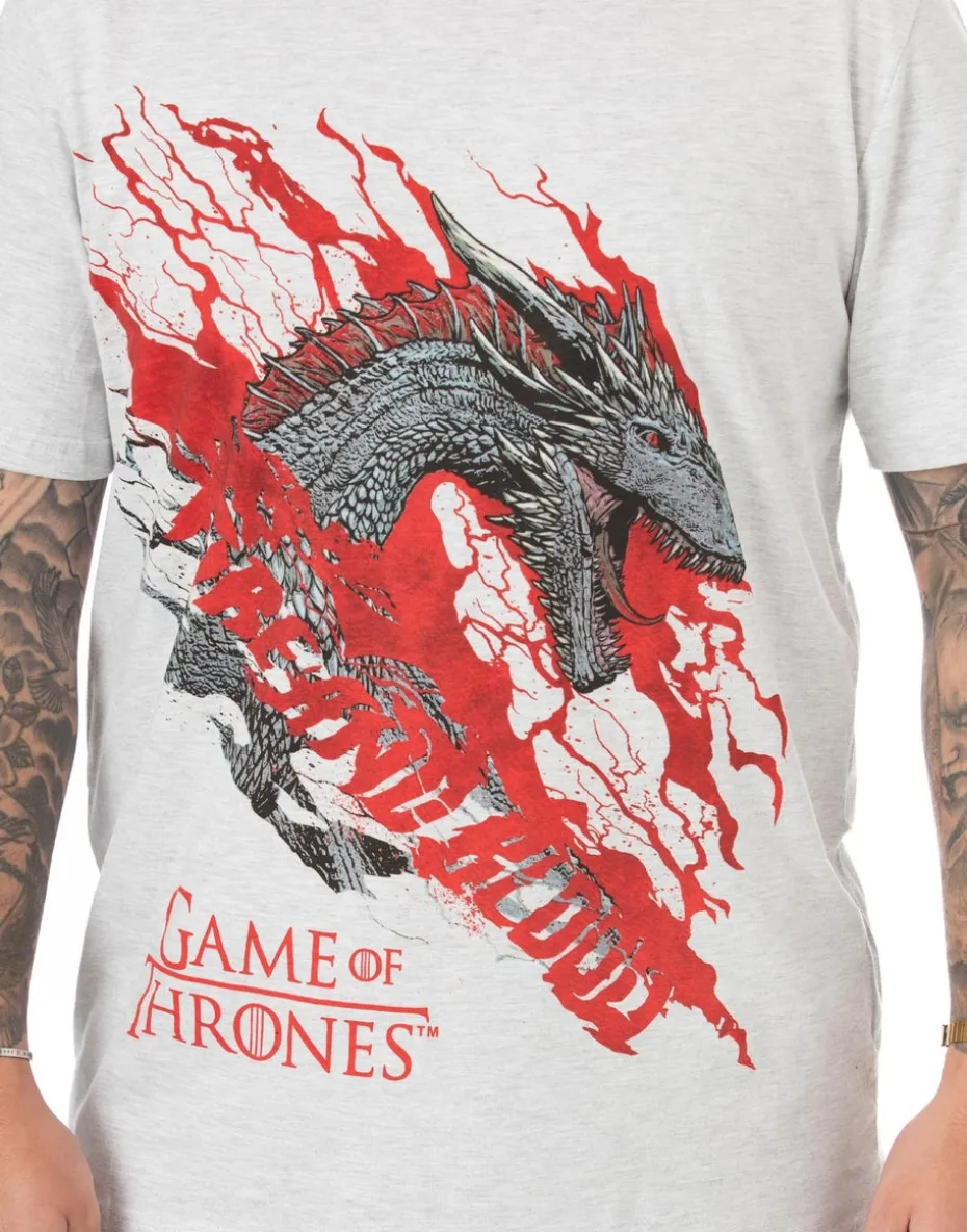 Game of Thrones White Dragon Graphic Pyjama Set