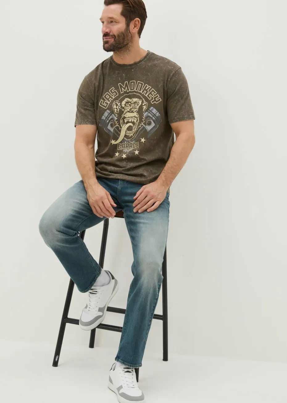Gas Monkey Khaki T-Shirt