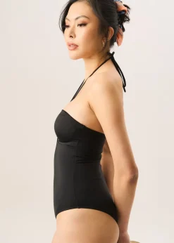 Gini London Black Bandeau Costume
