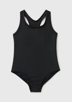 Girls Black Swimsuit (3-13yrs)