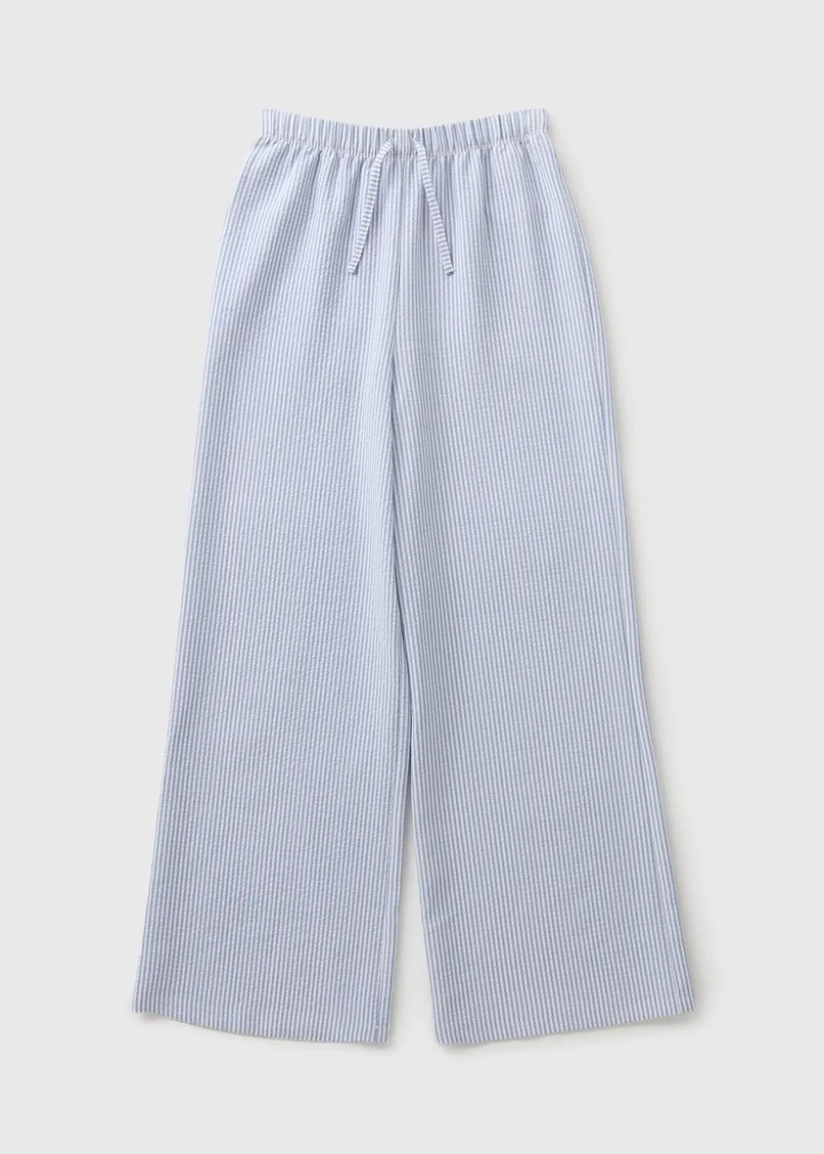 Girls Blue Stripe Trousers (7-15yrs)