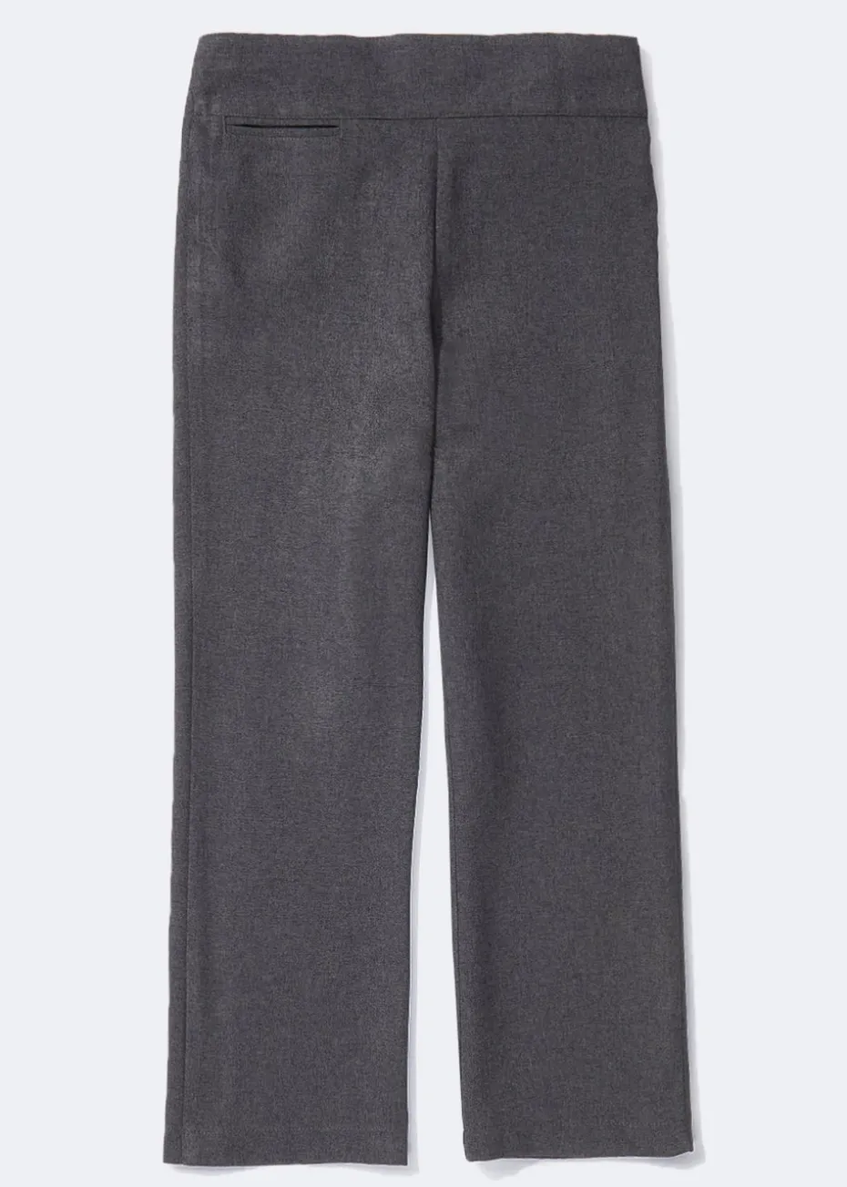Girls Grey Bootcut School Trousers (3-13yrs)