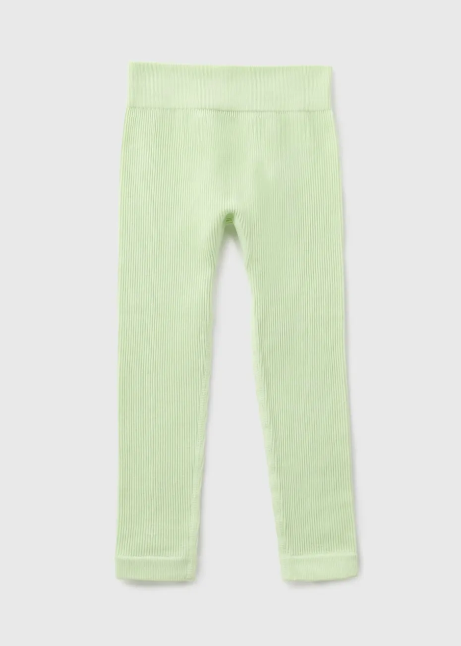 Girls Mint Seamless Leggings (XS-XL)