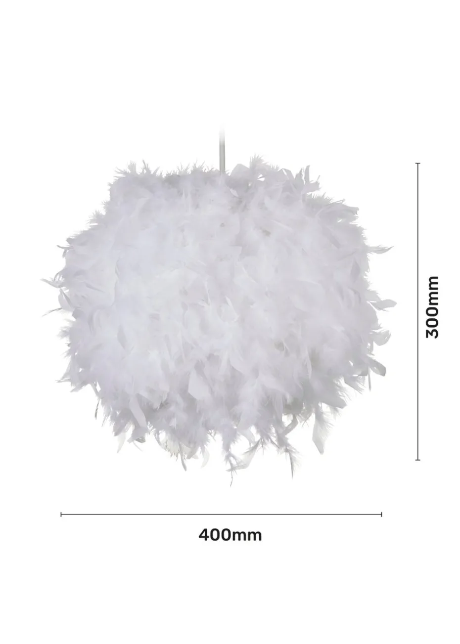 Glow Feather Shade White (30cm x 40cm)